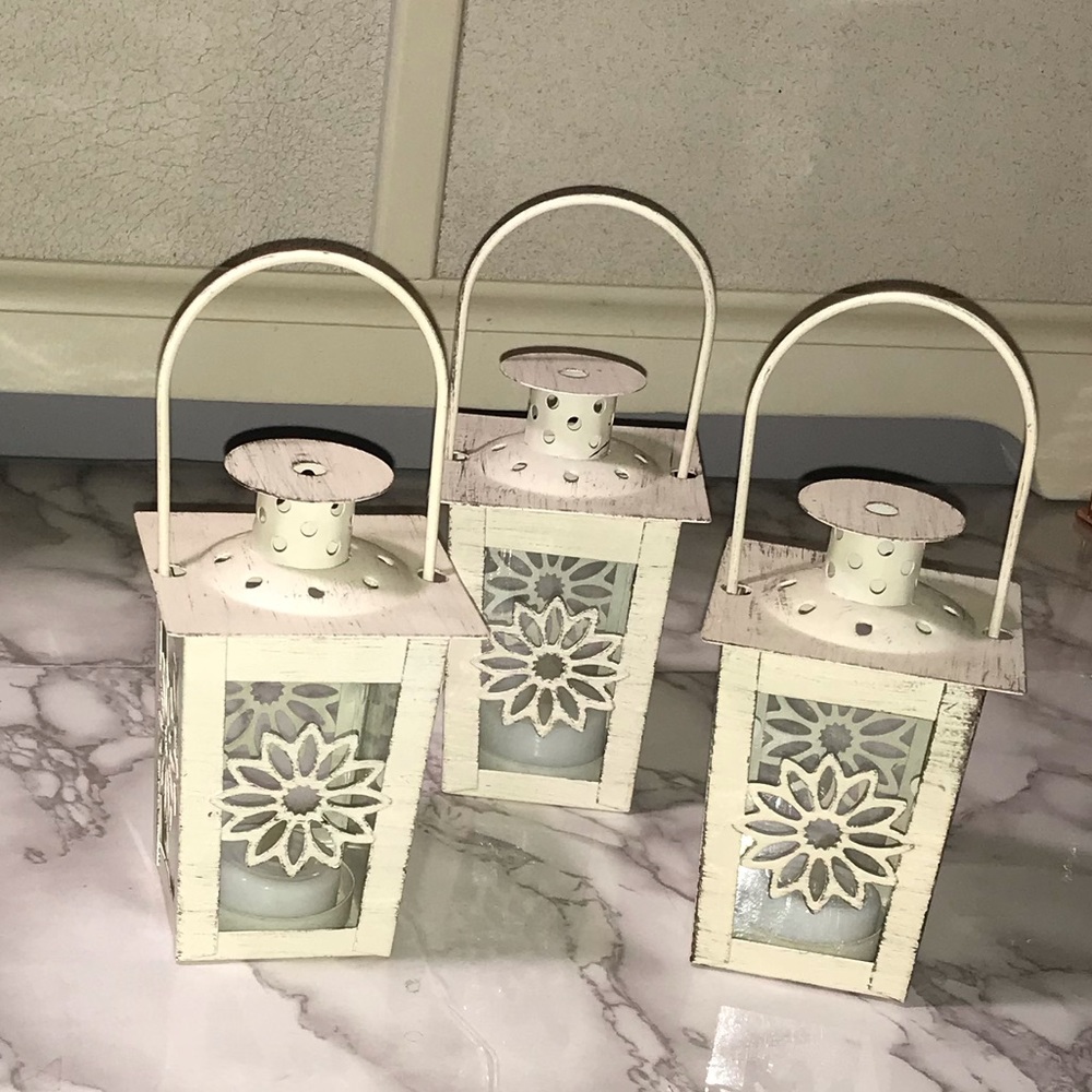 Set of 3 Small Lanterns - Picture 2 of 6